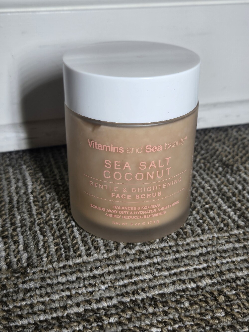 Vitamins And Sea Beauty Sea Salt Coconut Face Scrub - 6 Oz